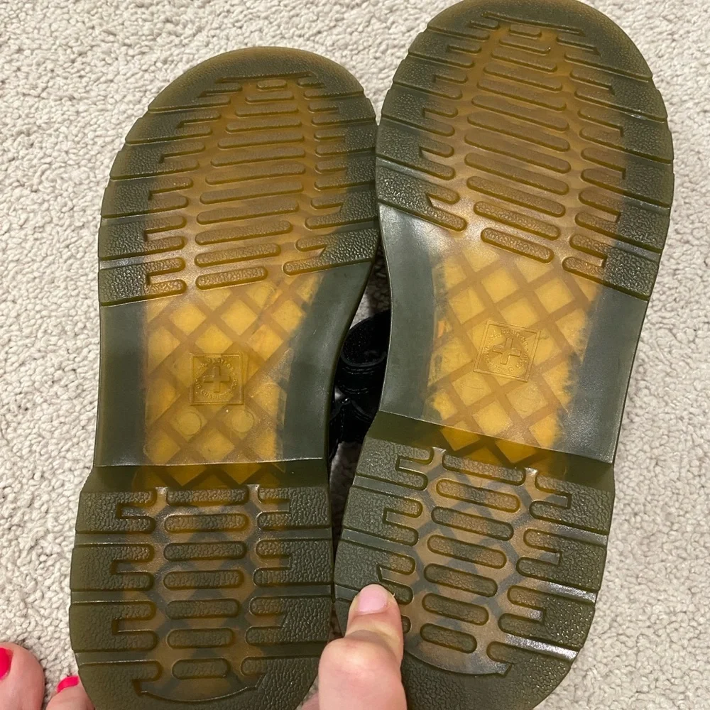 Dr. Martens Black  Glossy Leather Flats - Picture 4 of 6